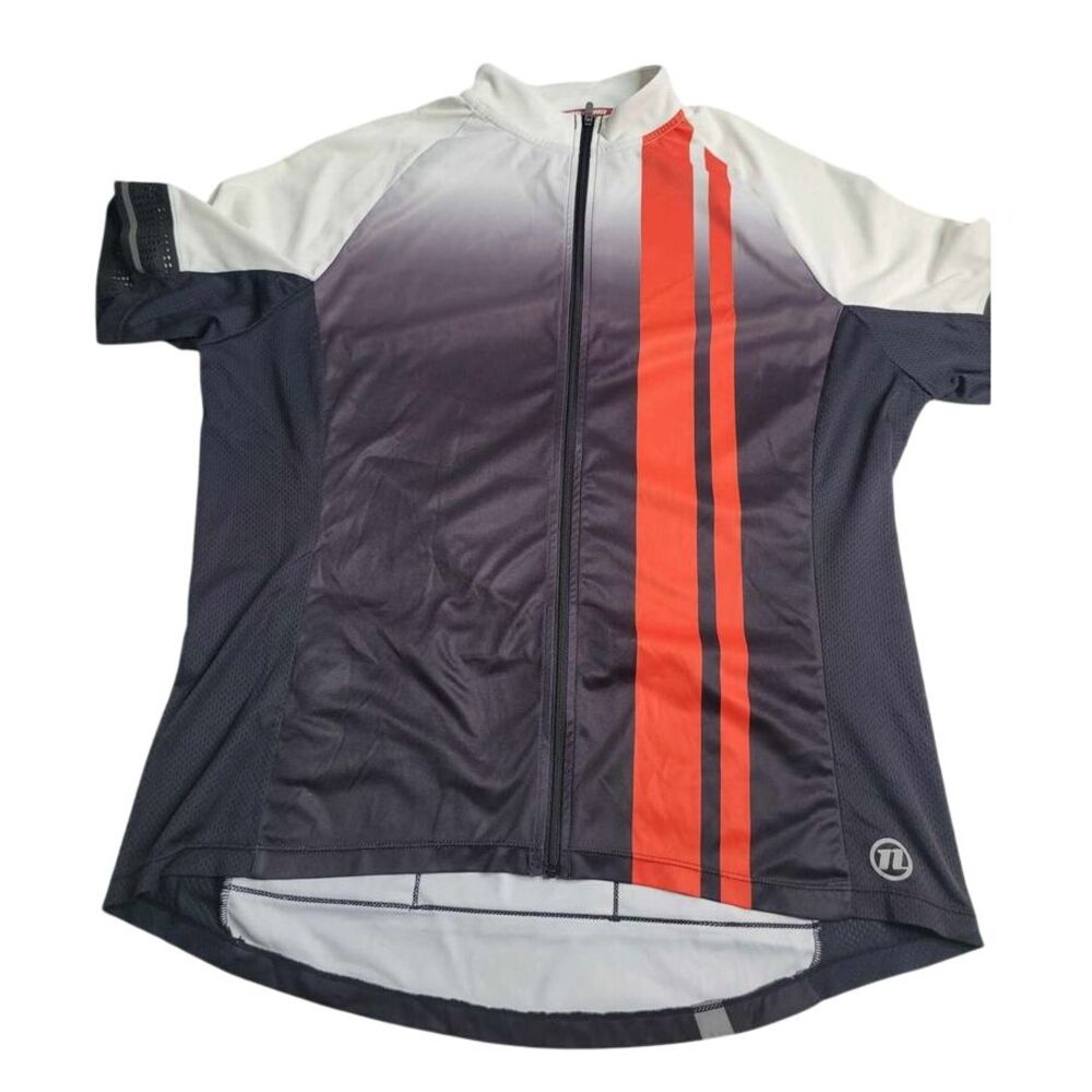 3489 Novara Men's Cycling Jersey Black/Red XL‎